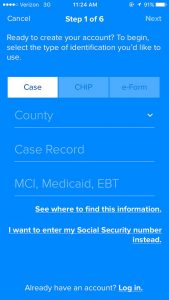 pa mobile account app mycompass number record case create login compass using