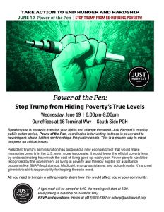 June 19 Power of the Pen flyer